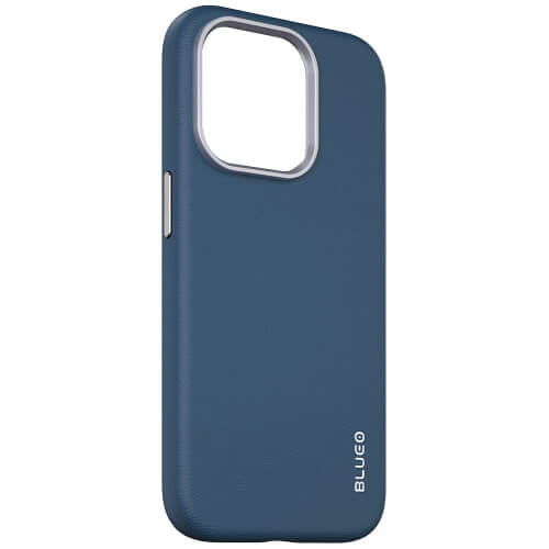 Чехол-накладка Blueo Leather Case with MagSafe for iPhone 14 Pro Max Blue (B52-I14PMBL)