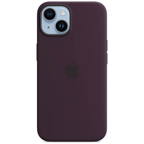 Чехол-накладка Apple iPhone 14 Silicone Case with MagSafe Elderberry (MPT03)