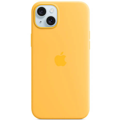Чехол-накладка Apple iPhone 15 Plus Silicone Case with MagSafe Sunshine (MWNF3)