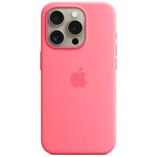 Чехол-накладка Apple iPhone 15 Pro Max Silicone Case with MagSafe Pink (MWNN3)