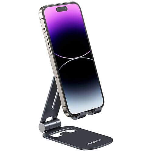 Подставка Blueo Portable Folding Phone Stand Dark Grey (P011-DGR)