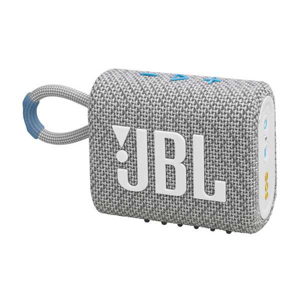 Портативная акустика JBL GO 3 Eco White (JBLGO3ECOWHT)