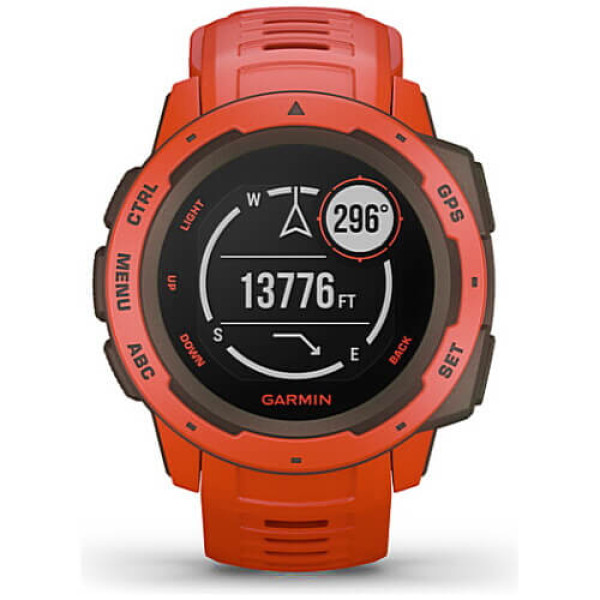 Смарт-часы Garmin Instinct Flame Red (010-02064-02) ГАРАНТИЯ 3 мес.