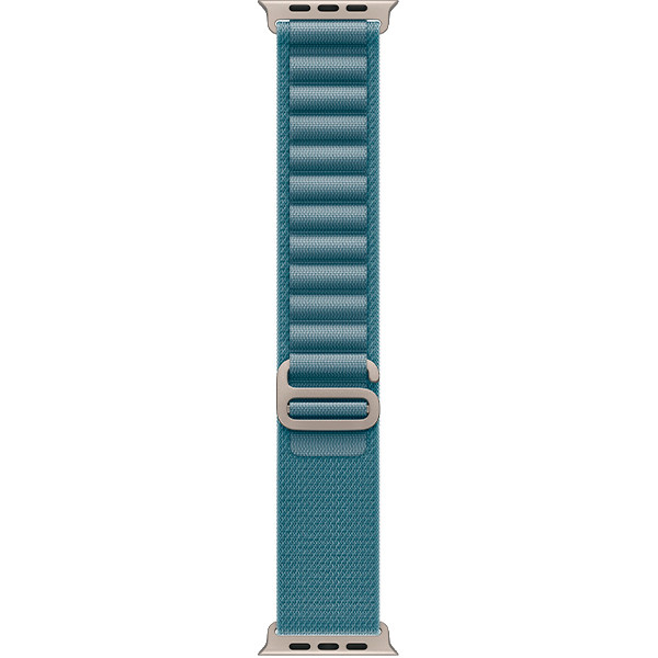 Apple Watch Ultra 3 Natural Titanium Case with Light Blue Alpine Loop Medium (MEWM4)