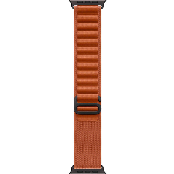Apple Watch Ultra 3 Black Titanium Case with Terra Cotta Alpine Loop Medium (MF254/MG9E4)