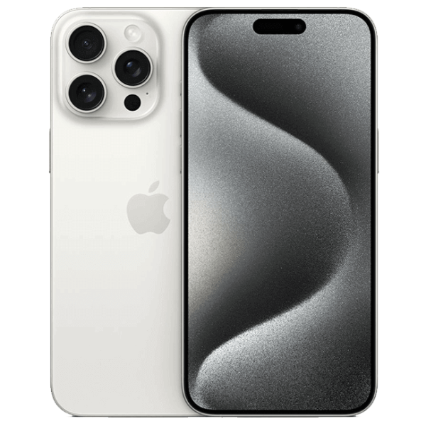 iPhone 15 Pro Max 256Gb White Titanium eSIM (MU673)