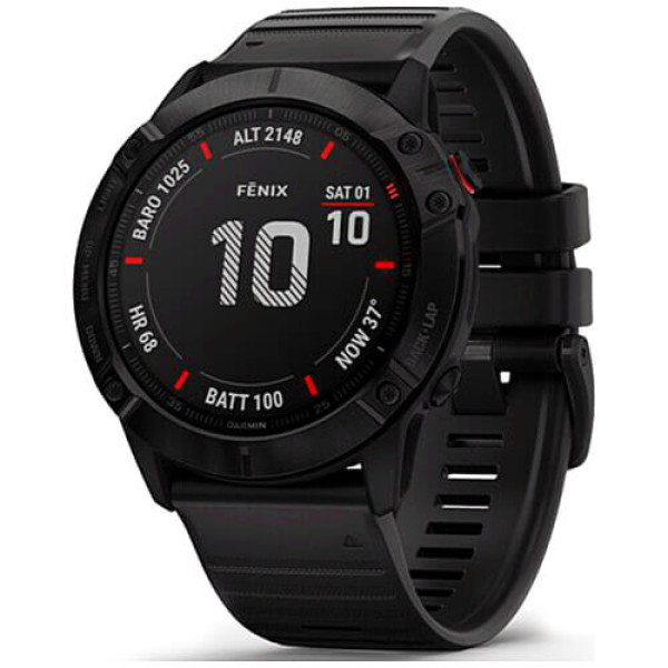 Смарт-часы Garmin Fenix 6X Pro Black with Black Band (010-02157-00) ГАРАНТИЯ 3 мес.