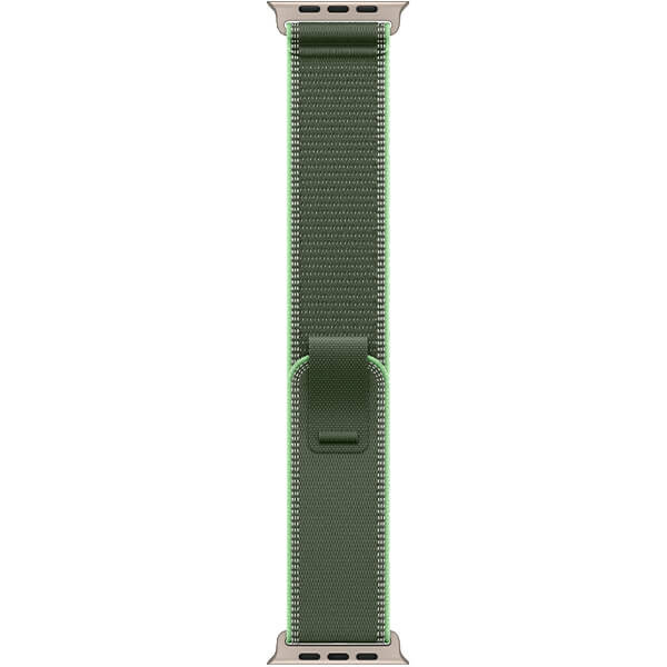 Apple Watch Ultra 3 Natural Titanium Case with Green/Neon Trail Loop M/L (MF1V4+MFT54)