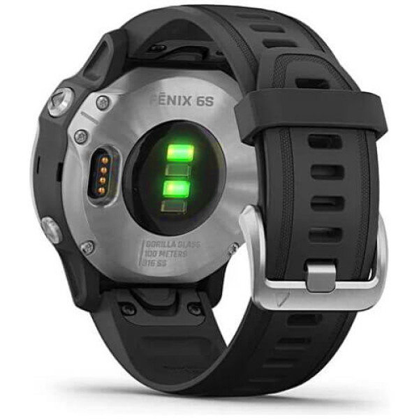 Смарт-часы Garmin Fenix 6S Silver with Black Band (010-02159-01) ГАРАНТИЯ 12 мес.