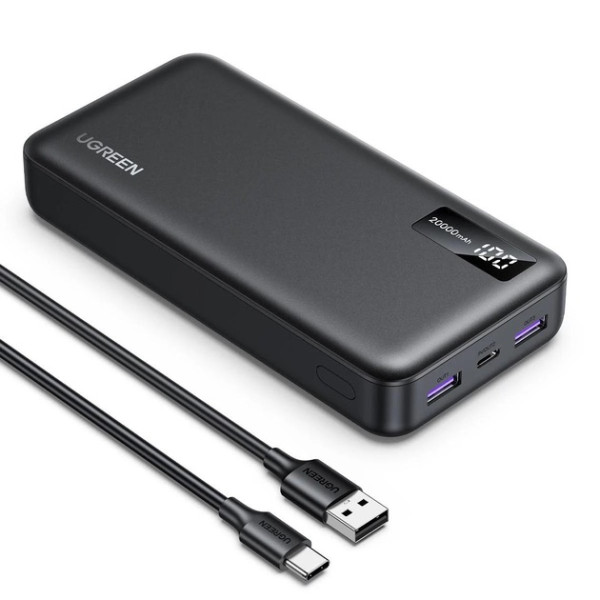 Внешний аккумулятор UGREEN PB312 20000mAh Black (25683)