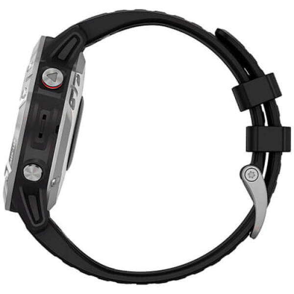Смарт-часы Garmin Fenix 6 Silver with Black Band (010-02158-00) ГАРАНТИЯ 3 мес.