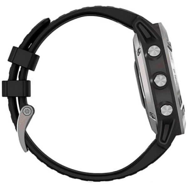 Смарт-часы Garmin Fenix 6 Silver with Black Band (010-02158-00) ГАРАНТИЯ 3 мес.
