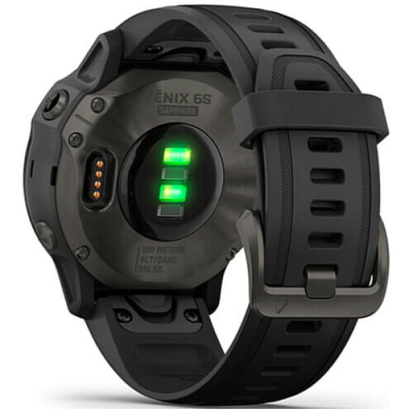 Смарт-часы Garmin Fenix 6S Carbon Gray DLC with Black Band (010-02159-25) ГАРАНТИЯ 3 мес.