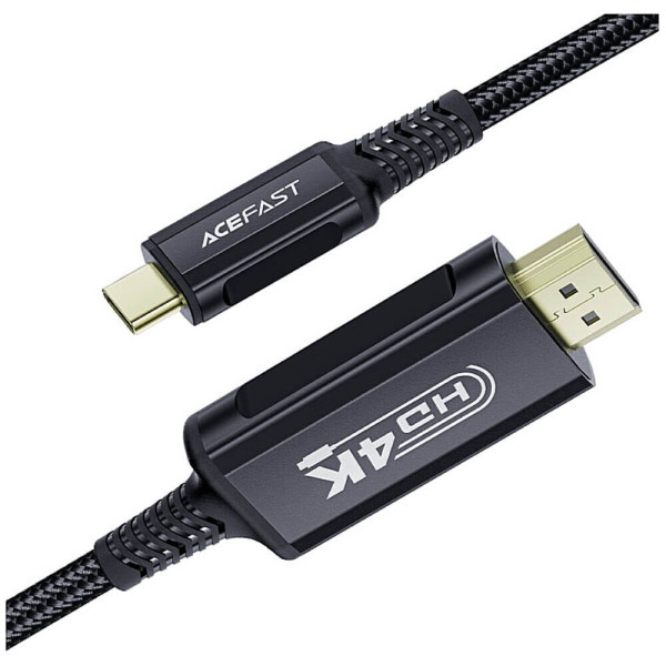 Кабель Acefast USB-C to HDMI Black (C1-10)
