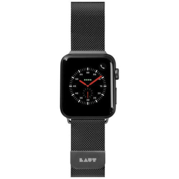 Ремешок Laut STEEL LOOP for Apple Watch 44/45/46/49mm Black (LAUT_AWL_ST_BK)