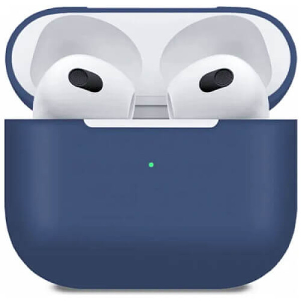Чехол для наушников AhaStyle Silicone Case for AirPods 3 Midnight Blue (X002UH48ZZ)
