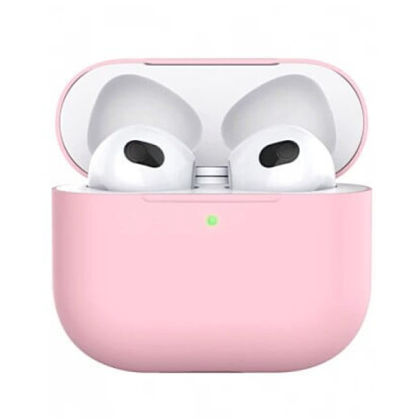 Чехол для наушников AhaStyle Silicone Case for AirPods 3 Pink (X002UH4909)