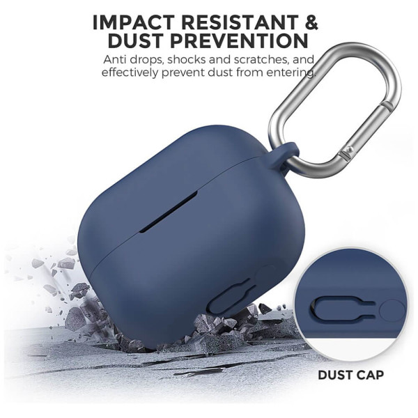 Чехол AhaStyle Silicone Case for Samsung Galaxy Buds 3 FE/3/3 Pro Midnight Blue (WG158-MB)