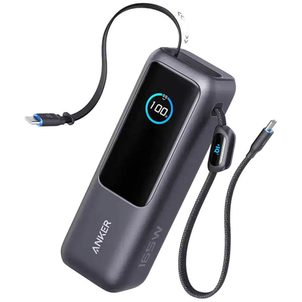 Внешний аккумулятор Anker ZOLO Power Bank 25000mAh 165W Black (A1695P11, A1695H11)