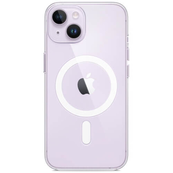 Чехол-накладка Apple iPhone 14 Clear Case with MagSafe (MPU13)