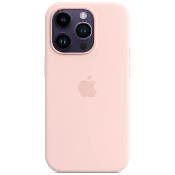 Чехол-накладка Apple iPhone 14 Pro Silicone Case with MagSafe Chalk Pink (MPTH3)