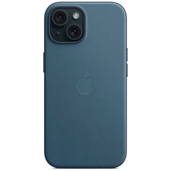 Чехол-накладка Apple iPhone 15 FineWoven Case with MagSafe Pacific Blue (MT3G3)