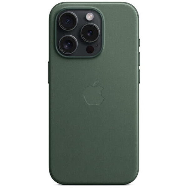 Чехол Apple iPhone 15 Pro FineWoven Case with MagSafe Evergreen (MT4U3)
