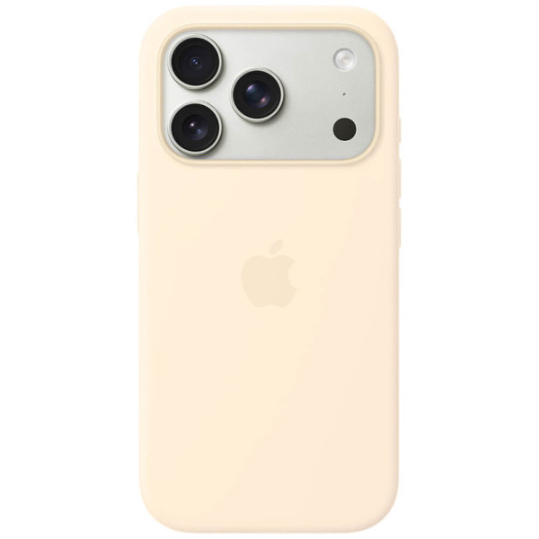 Чехол-накладка Apple iPhone 17 Pro Max Silicone Case with MagSafe Vanilla (MHW54)