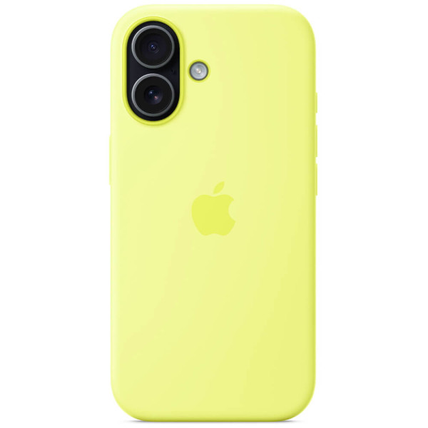 Чехол Apple iPhone 17 Silicone Case with MagSafe Neon Yellow (MGEV4)