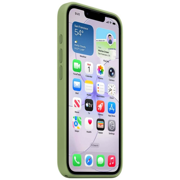 Чехол-накладка Apple iPhone 17e Silicone Case with MagSafe Light Moss (MHWF4)