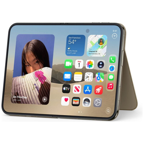 Чехол Apple iPhone Duo Folio with Kickstand Taupe (MKR64)