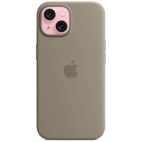 Чехол-накладка Apple iPhone 15 Silicone Case with MagSafe Clay (MT0Q3)