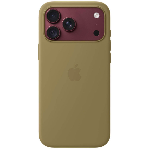 Чехол Apple iPhone 18 Pro Silicone Case with MagSafe Olive (MK8V4)