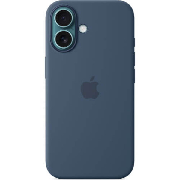 Чехол-накладка Apple iPhone 16 Silicone Case with MagSafe Denim (MYY23)