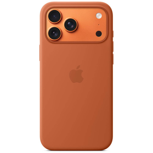 Чехол-накладка Apple iPhone 17 Pro Silicone Case with MagSafe Terra Cotta (MGFJ4)