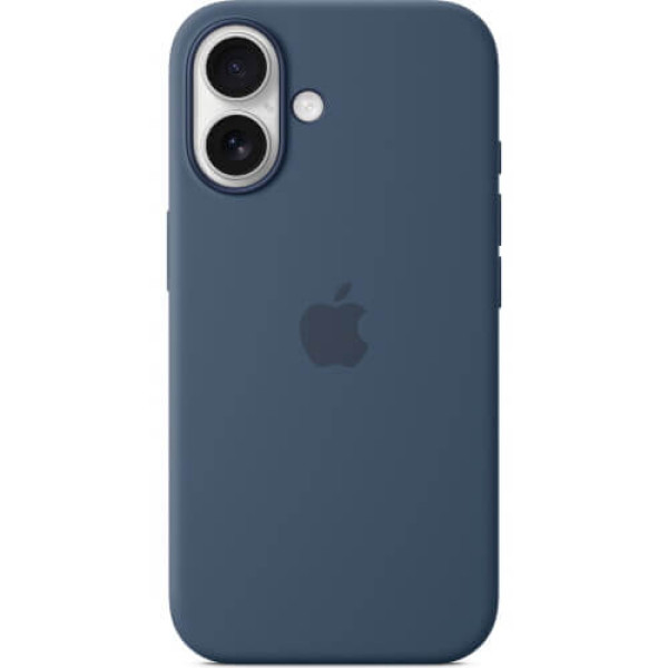 Чехол-накладка Apple iPhone 16 Silicone Case with MagSafe Denim (MYY23)
