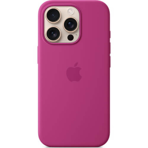 Чехол-накладка Apple iPhone 16 Pro Max Silicone Case with MagSafe Fuchsia (MYYX3)