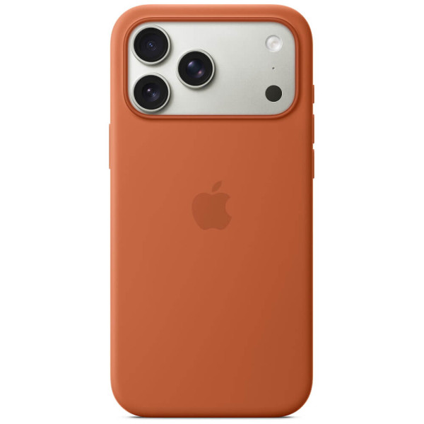 Чехол-накладка Apple iPhone 17 Pro Silicone Case with MagSafe Terra Cotta (MGFJ4)