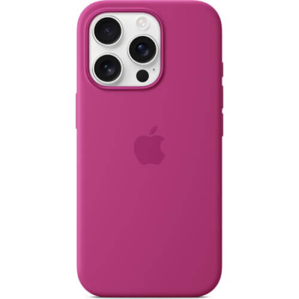 Чехол Apple iPhone 16 Pro Max Silicone Case with MagSafe Fuchsia (MYYX3)