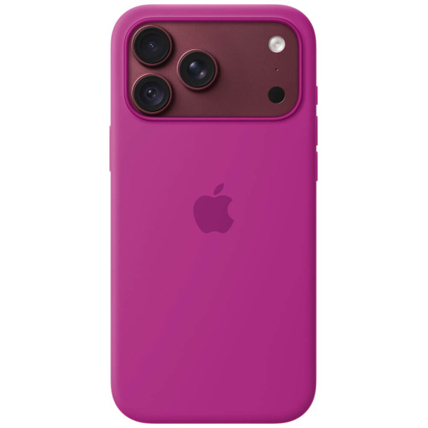 Чехол Apple iPhone 18 Pro Max Silicone Case with MagSafe Magenta (MK904)