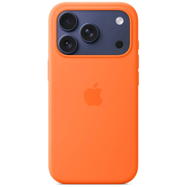 Чехол-накладка Apple iPhone 17 Pro Max Silicone Case with MagSafe Orange (MGFL4)