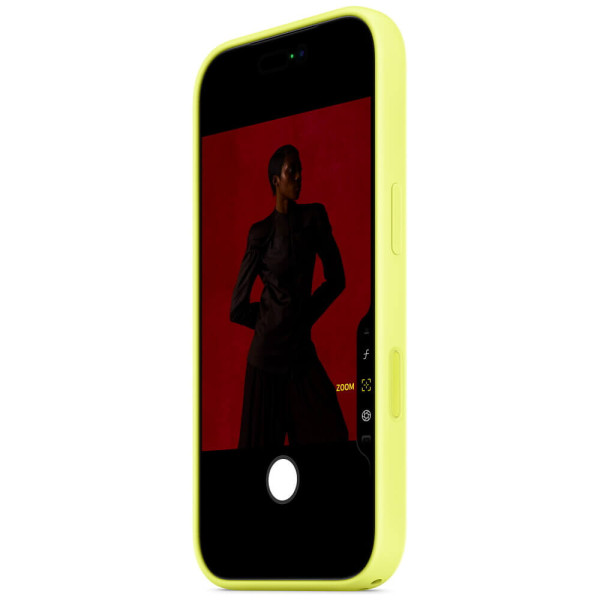 Чехол Apple iPhone 17 Pro Max Silicone Case with MagSafe Neon Yellow (MGFM4)