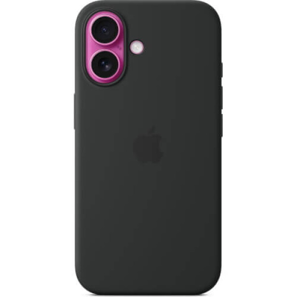 Чехол-накладка Apple iPhone 16 Silicone Case with MagSafe Black (MYY13)