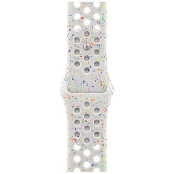 Ремешок Apple Watch 45/49/44/42mm Pure Platinum Nike Sport Band S/M (MUV03)