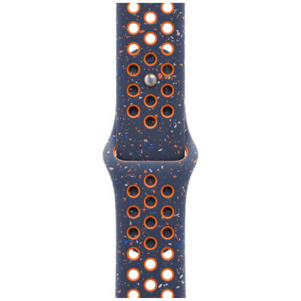 Ремешок Apple Watch 42/44/45/49mm Blue Flame Nike Sport Band M/L (MUV93)
