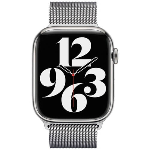 Ремешок Apple Watch 45mm Milanese Loop Silver (ML783)
