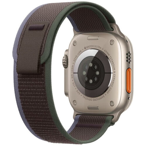 Ремешок Apple Watch 49mm Trail Loop Blue/Black S/M (MT613)