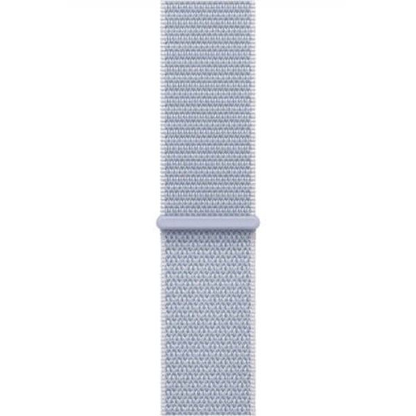Apple Watch SE 2 2024 GPS 44mm Silver Aluminium Case with Blue Cloud Sport Loop (MXET3)