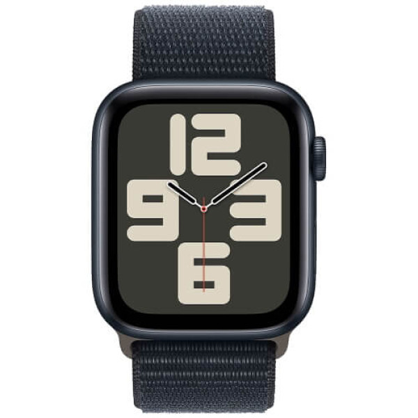 Apple WATCH SE GPS 40mm Midnight Aluminum Case with Midnight Sport Loop (MRE03)
