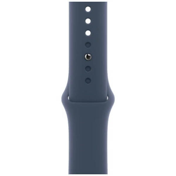 Apple WATCH SE GPS + Cellular 40mm Silver Aluminum Case with Storm Blue Sport Band S/M (MRGH3)